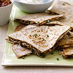 Chicken and Cheese Quesadillas 