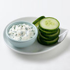 Cucumber Chips with Dip