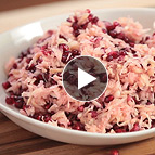 Celery Root and Pomegranate Salad 