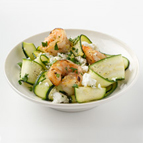 Zucchini Salad with Shrimp and Feta