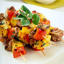 Photo of Pork and pineapple skewers by WW