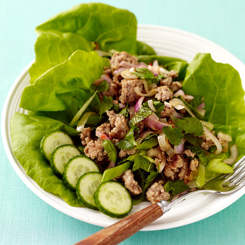 Spicy Thai Pork Salad Larb Recipes Ww Usa