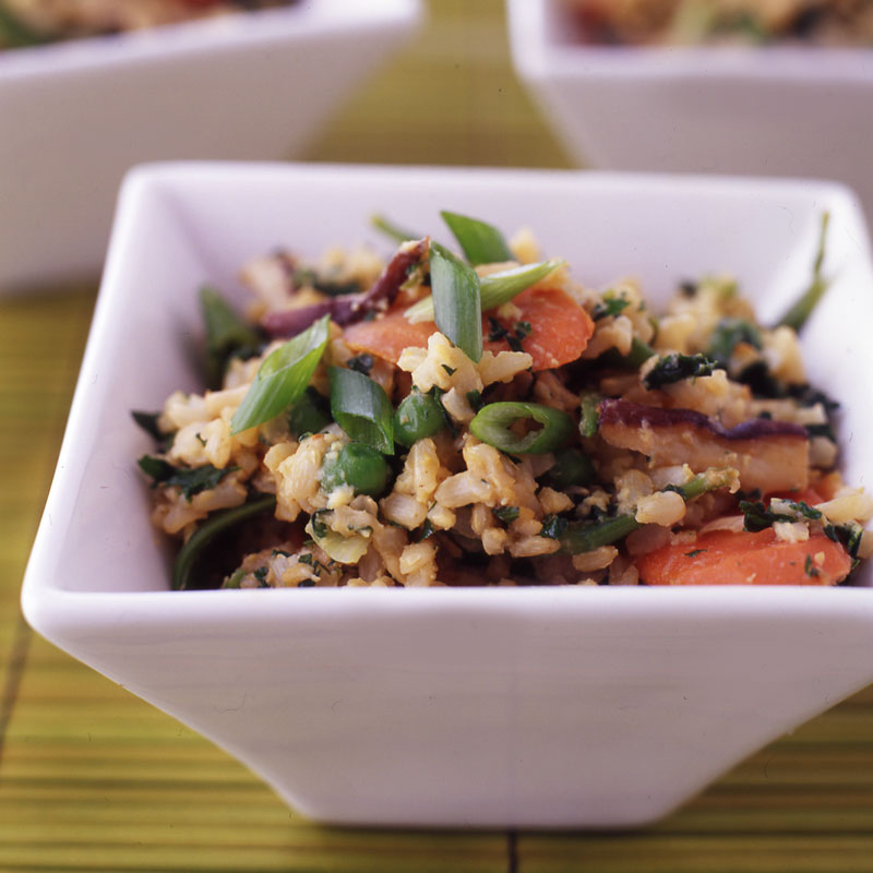 Photo of Ginger and scallion stir-fried brown rice by WW