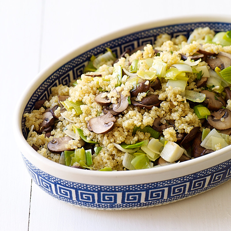Photo of Quinoa with leeks and mushrooms by WW