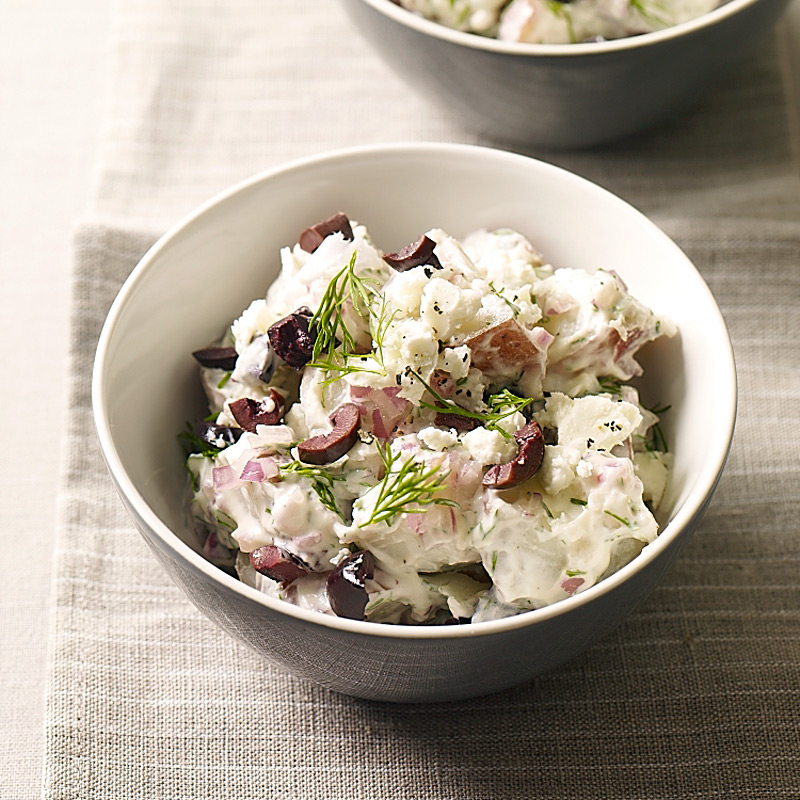 Photo of Potato salad with feta, olives, and dill by WW