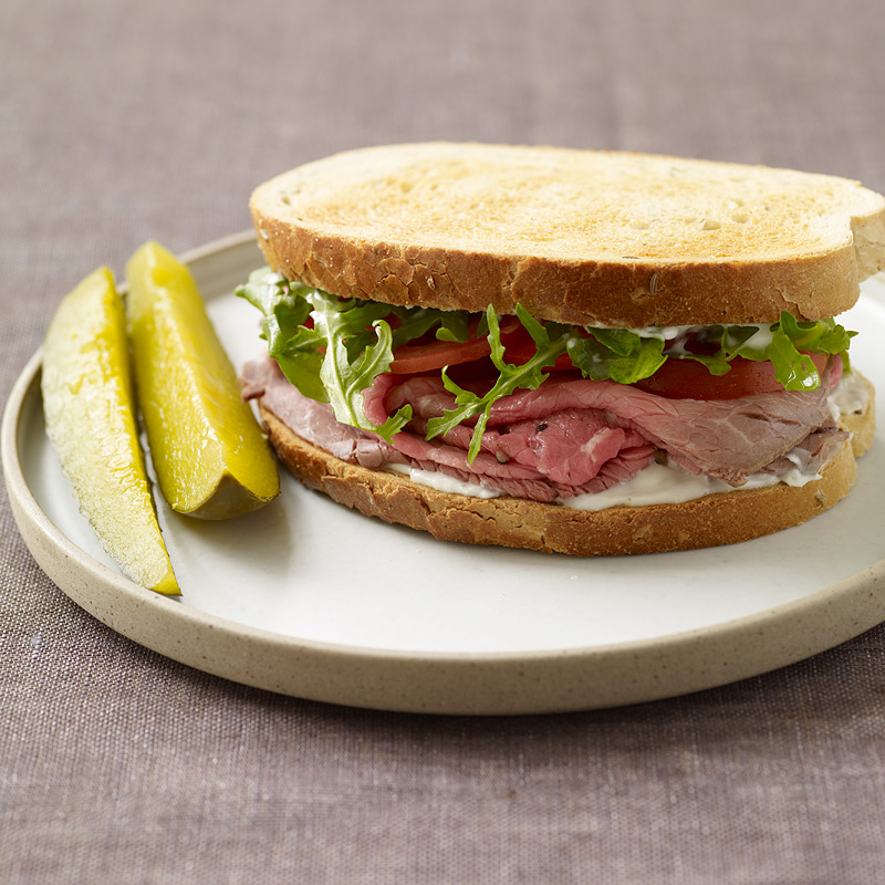 Roast Beef Sandwiches with Horseradish Mayo | Recipes ...