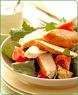Photo de Salade italienne au poulet grillé et au pain par WW