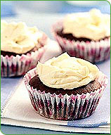 White Frosted Cupcakes