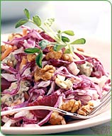Photo of Nutty Cabbage Salad with Beets and Blue Cheese by WW