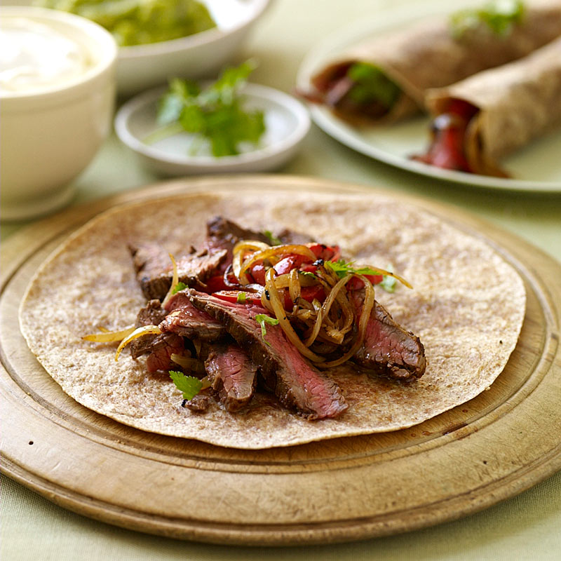 Image of Grilled Vegetable and Steak Wrap