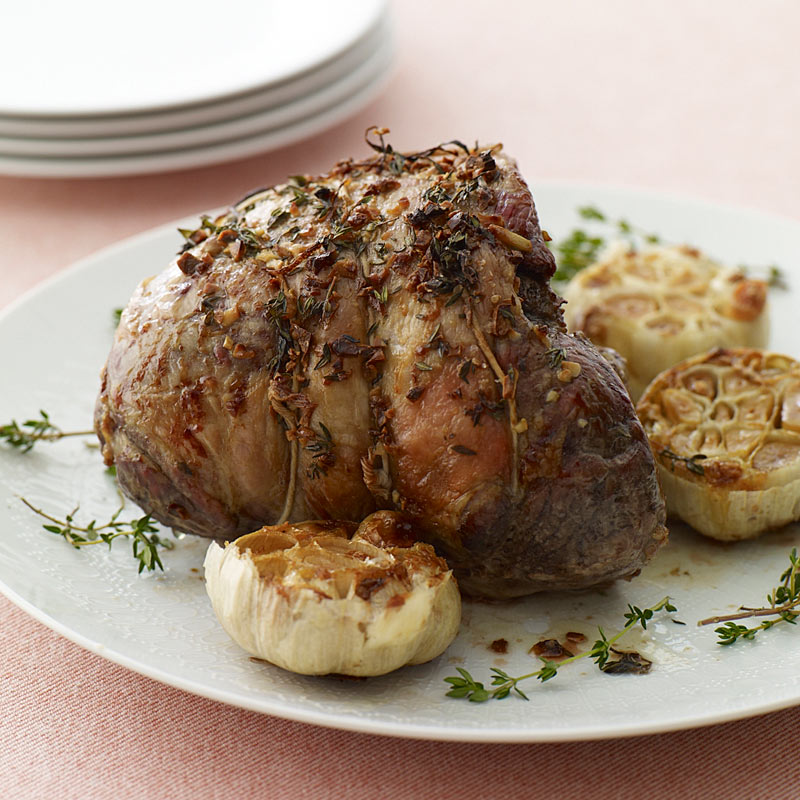 Photo of Roasted Leg of Lamb with Garlic, Thyme and Lemon by WW