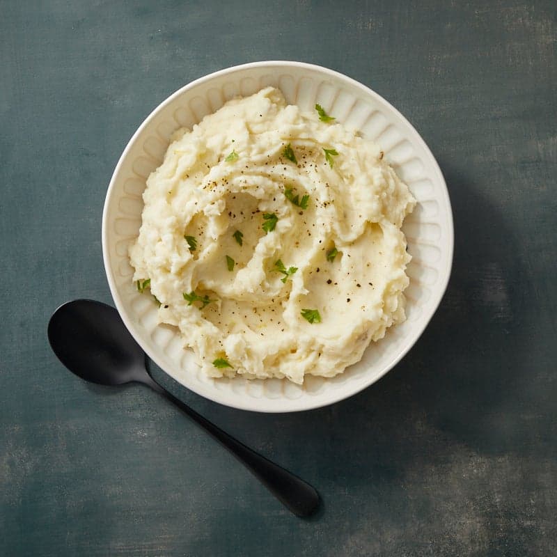 Sour Cream and Garlic Mashed Potatoes