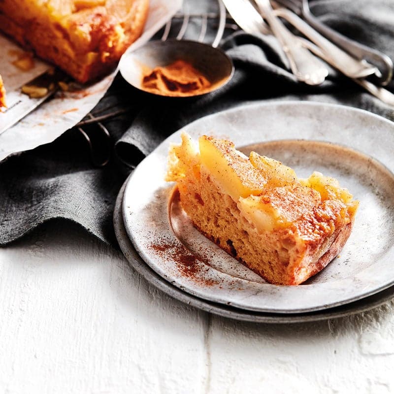 Gestürzter Apfel-Zimt-Kuchen