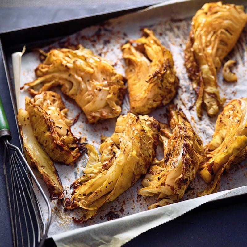 Spitzkohl aus dem Ofen