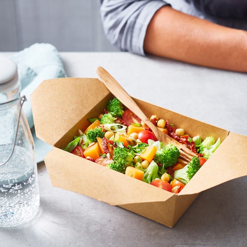 Süßkartoffelsalat to go