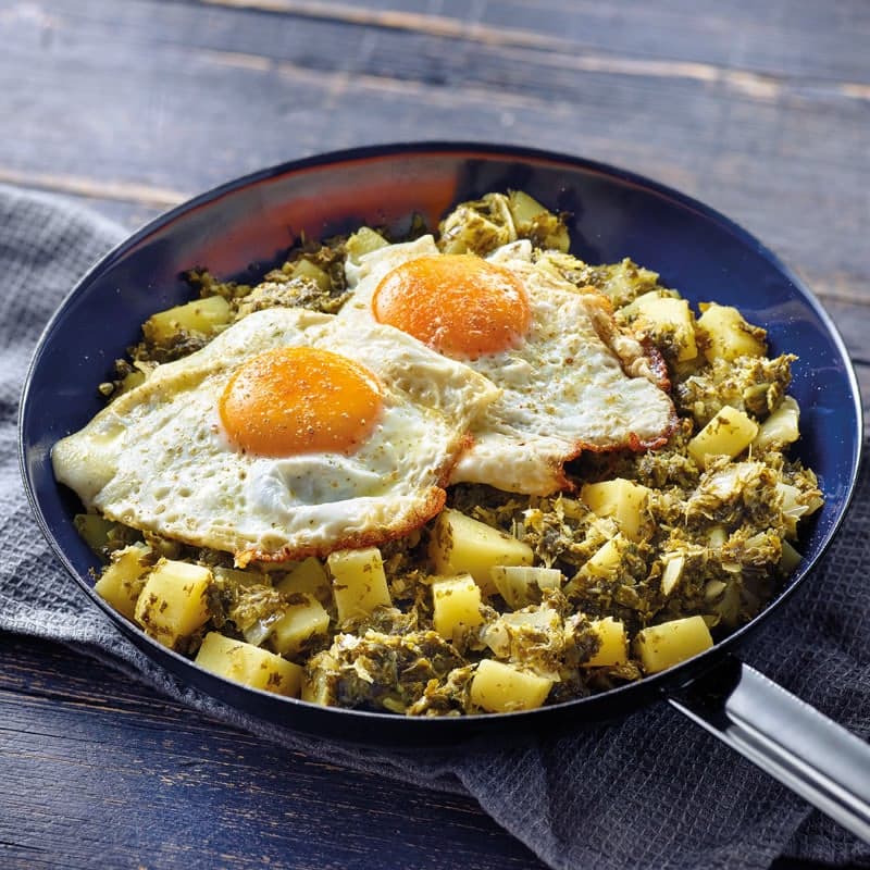 Kartoffel-Grünkohl-Pfanne