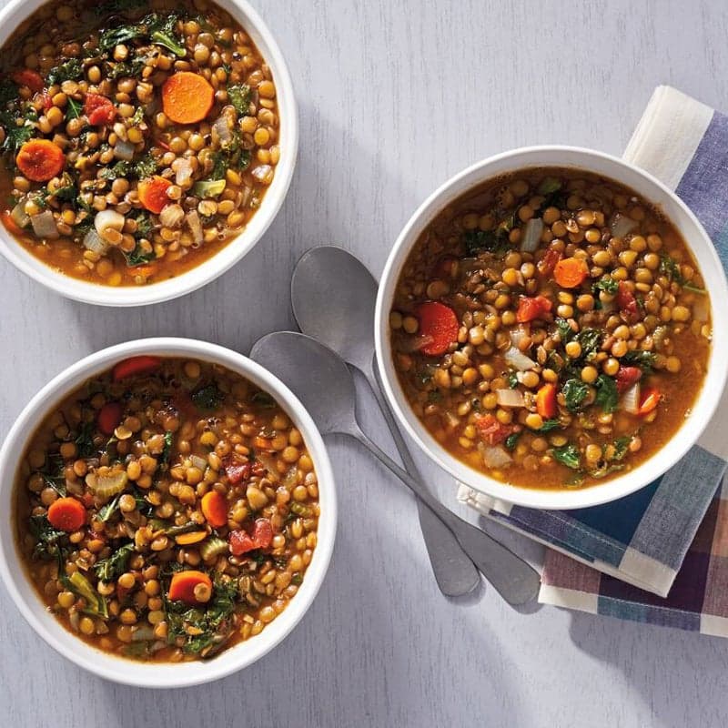 Hearty Lentil & Tomato Soup