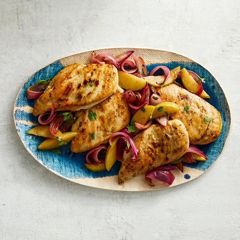 Apple-Braised Chicken