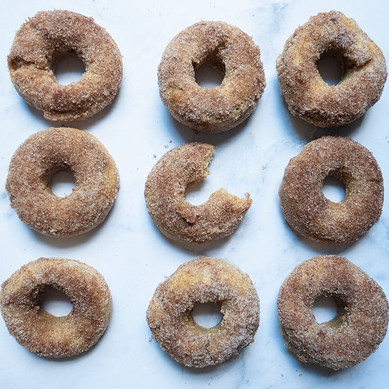 Baked apple cider donuts
